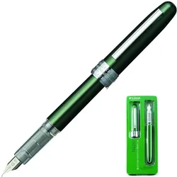 Platinum, Schreibstifte, Plaisir Füllfederhalter, Blister, grün (1x)
