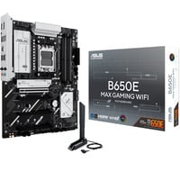 B650E MAX GAMING WIFI, Mainboard schwarz/weiß