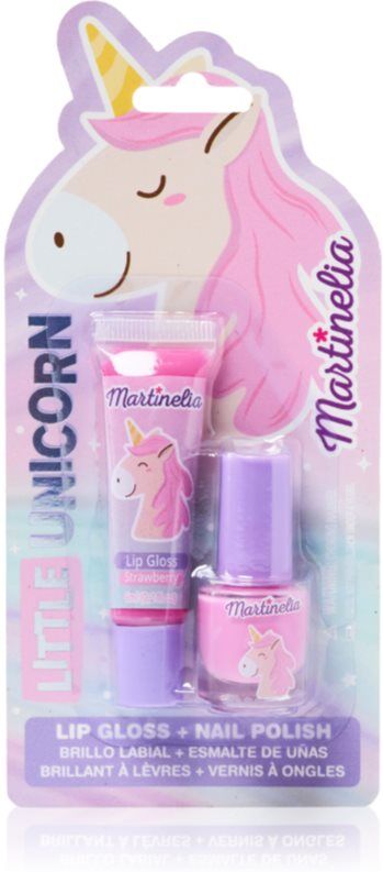 Martinelia Little Unicorn Nail & Lip Set coffret cadeau pour enfant
