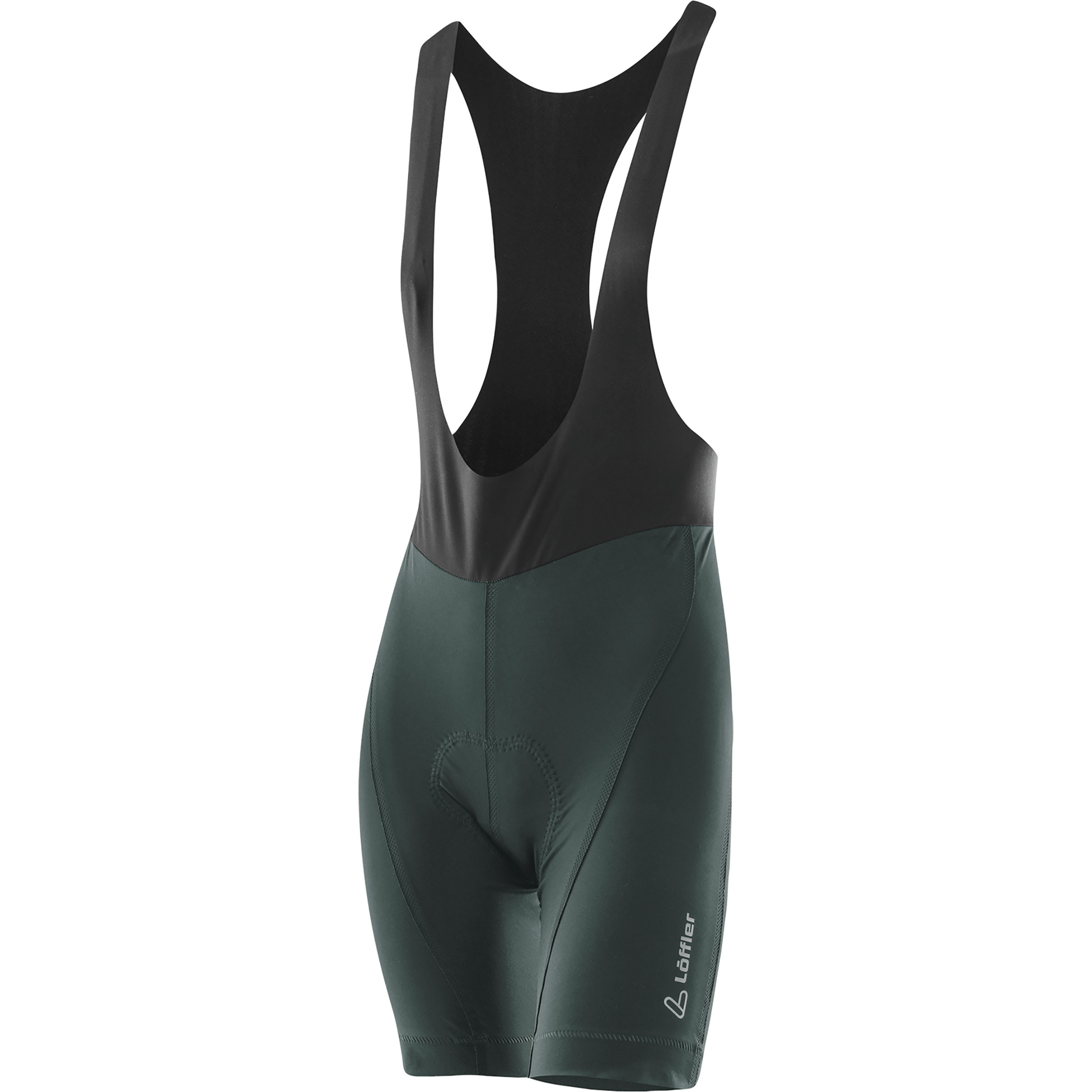 Löffler Hotbond Bike Bib kurz Damen Fahrradhose grau Größe XXL Rennrad | Gravel Hautfreundlich