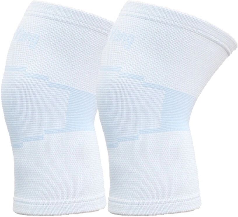 INF Paire de manchons de compression respirants pour genou – Maintien 360°, anti-glisse, légers pour course, cyclisme, M