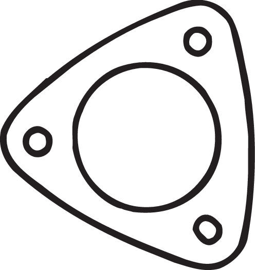 Bosal Dichtung, Abgasrohr 256-405 Für Lada Mazda