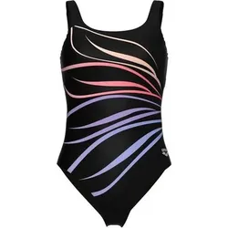 ARENA Damen Badeanzug SWIMSUIT SUSANNA U BACK, Größe 50 in Schwarz Schwarz