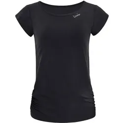 WINSHAPE Damen Functional Light and Soft Kurzarmshirt AET130LS, Größe XL in Schwarz Schwarz