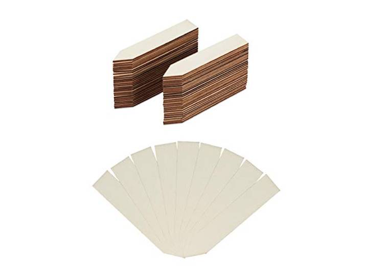 Relaxdays Tableau pour plantes à piquer\, lot de 60\, Jardin d’herbes & plantes\, 10\,5 cm de long\, panneaux à planter
