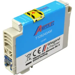 Ampertec Tinte ersetzt Epson C13T128240 cyan