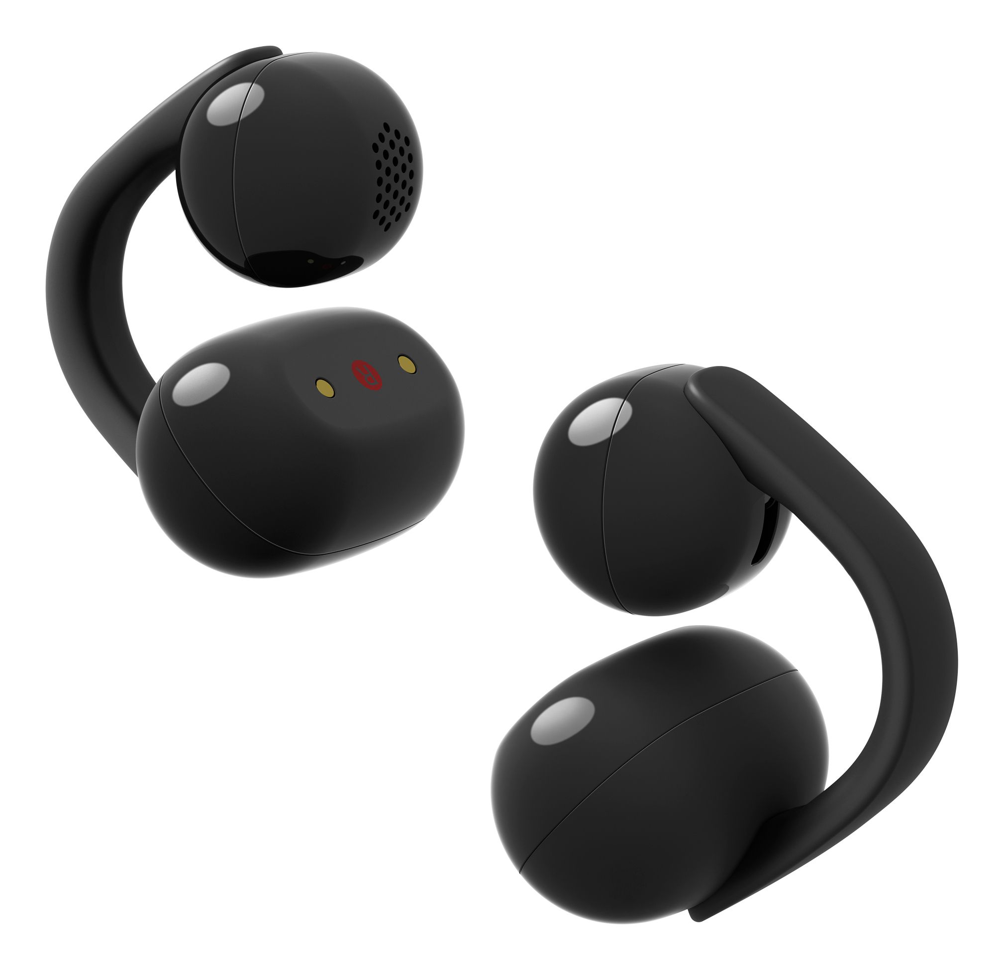 Sony WF-LC900B Luftleitung Bluetooth Kopfhörer kabellos TWS IPX4 (Schwarz) WFLC900B.CE7