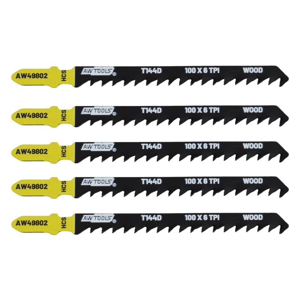 Awtools SÄGEBLATT 100 mm T144D / 5 Stück / HOLZ (72732454)