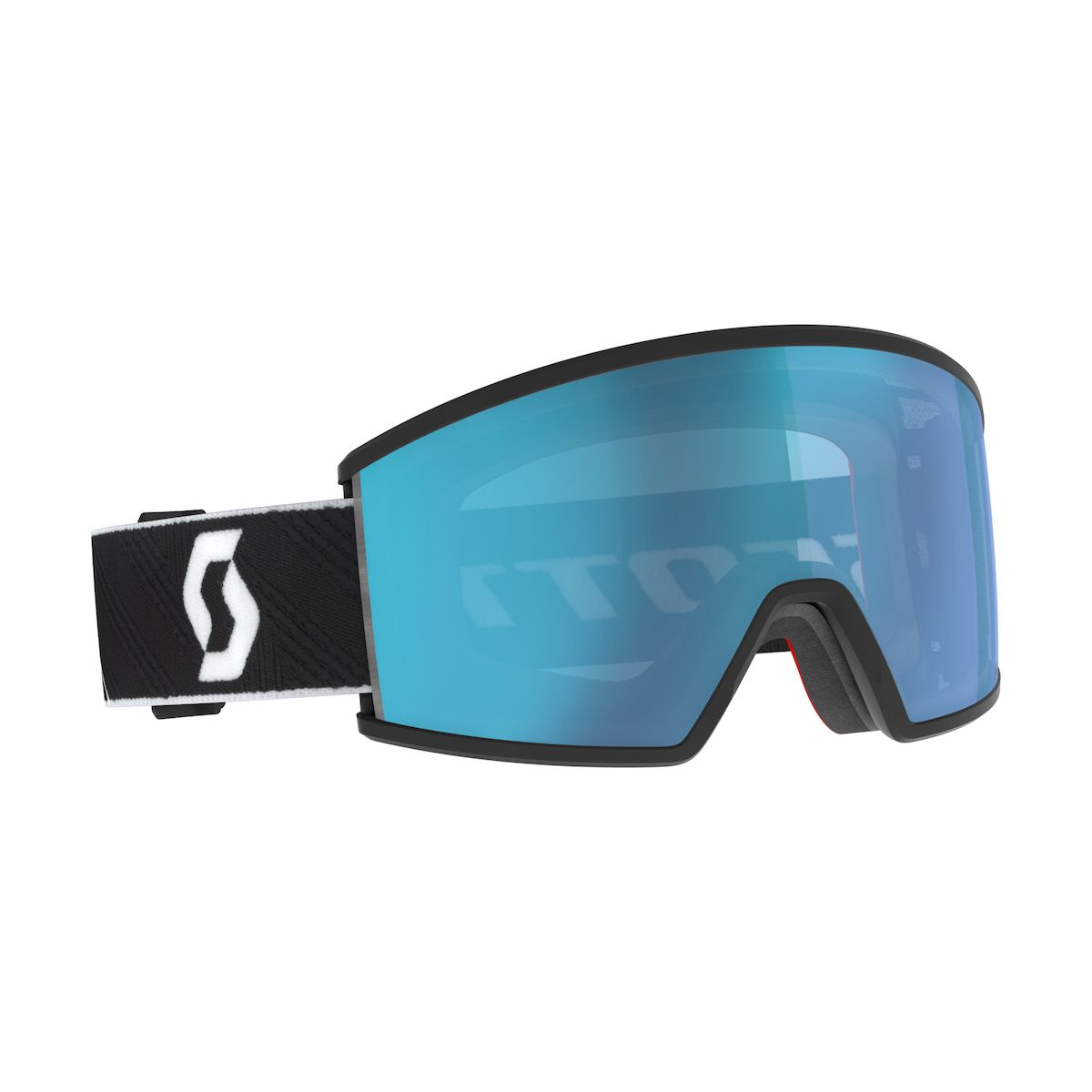 Scott Goggle Ambit black/white - amp aurora green chrome s (1007) - 4217051007371