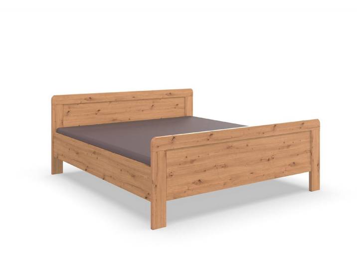 freiraum Bett NADJA, in ARTISAN EICHE NACHBILDUNG - 188x85x207cm (BxHxT)