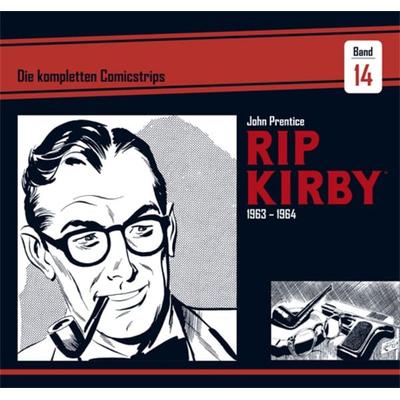Rip Kirby: Die kompletten Comicstrips / Band 14 1963 - 1964, Gebundene Ausgabe von John Prentice, Bocola Verlag, 978-3-946842-24-8
