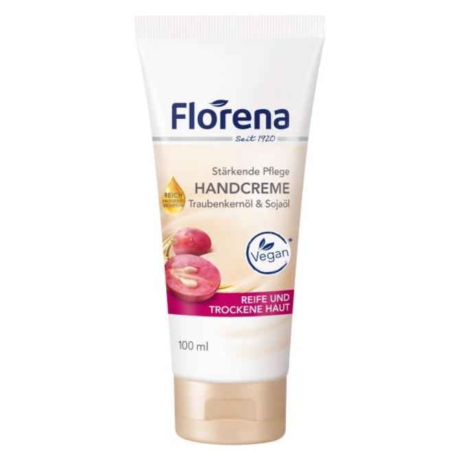 Florena Handcreme mit Traubensamenöl und Sojamöl, 100 ml (100 ml) (37946060)