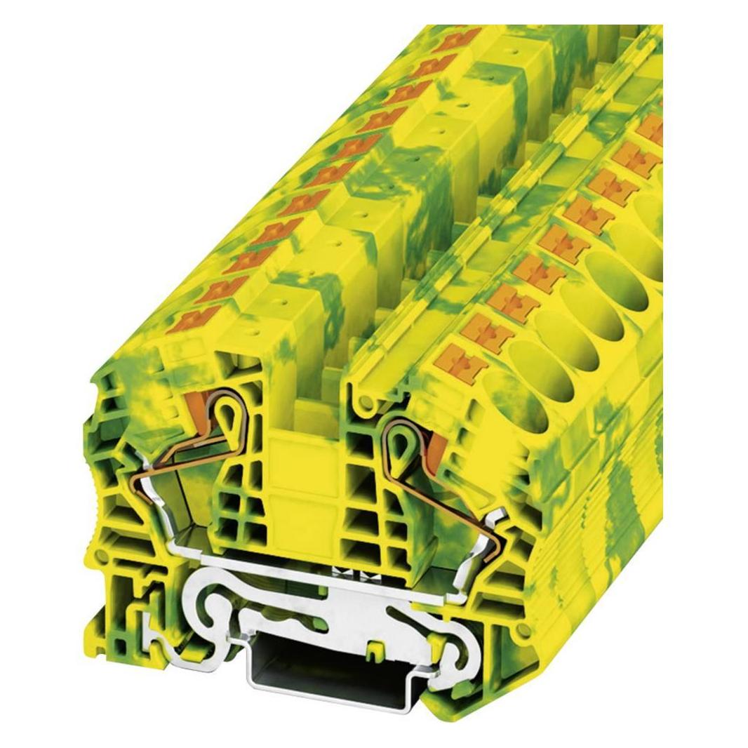 Phoenix Contact Push in terminal block 20-4 AWG,rn/yel (3212147)