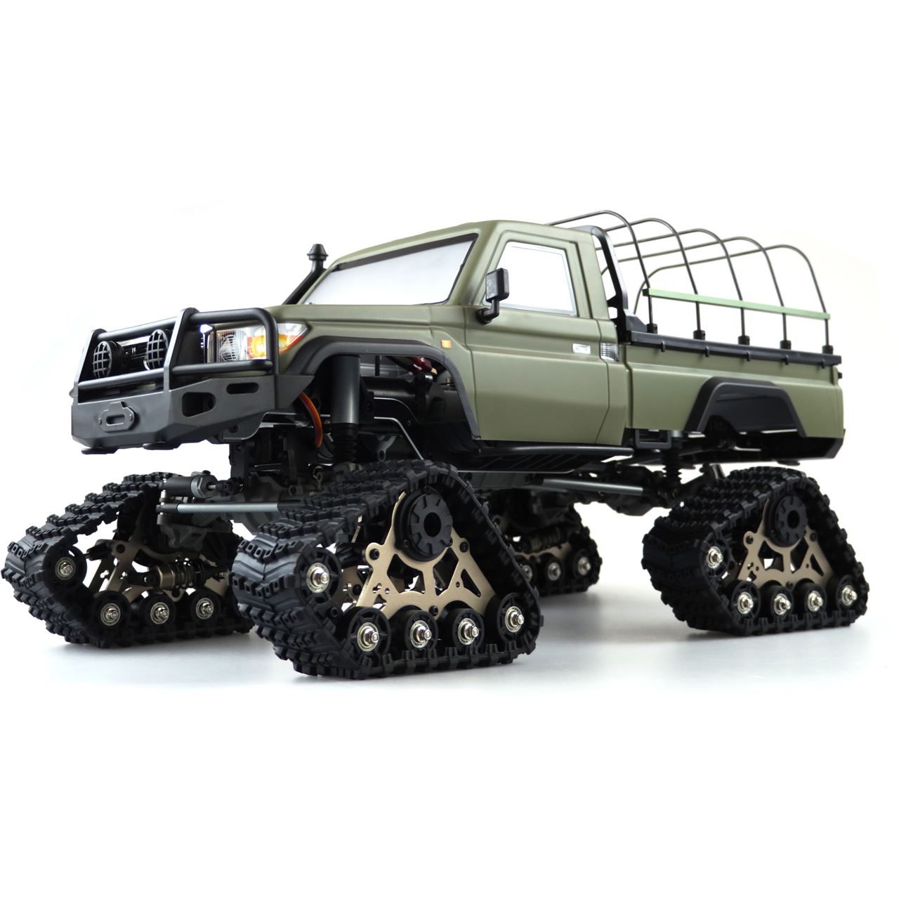 Amewi AMXRock RCX10BTS Scale Crawl.Pick-Up Milit.gr 1:10, RT