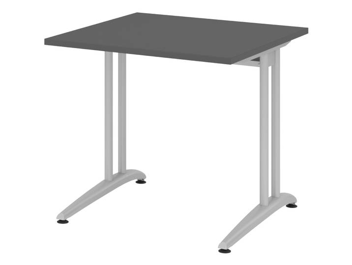 Schreibtisch Office Graphit 80 x 80 cm