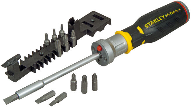Jeu de tournevis à embouts FatMax de Stanley avec lampe LED et 12 embouts (FMHT0-62689)