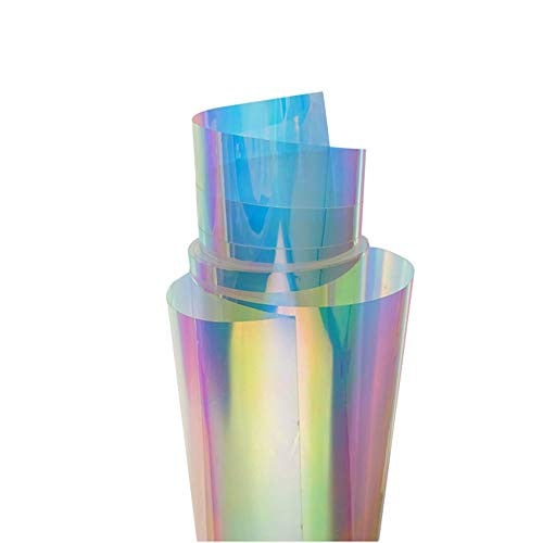 HOHOFILM Kameleon Kleur Raamfolie met Regenboog Effect, Iriserende Decoratieve Glas Sticker, Breedte: 60 cm, Lengte: 200 cm