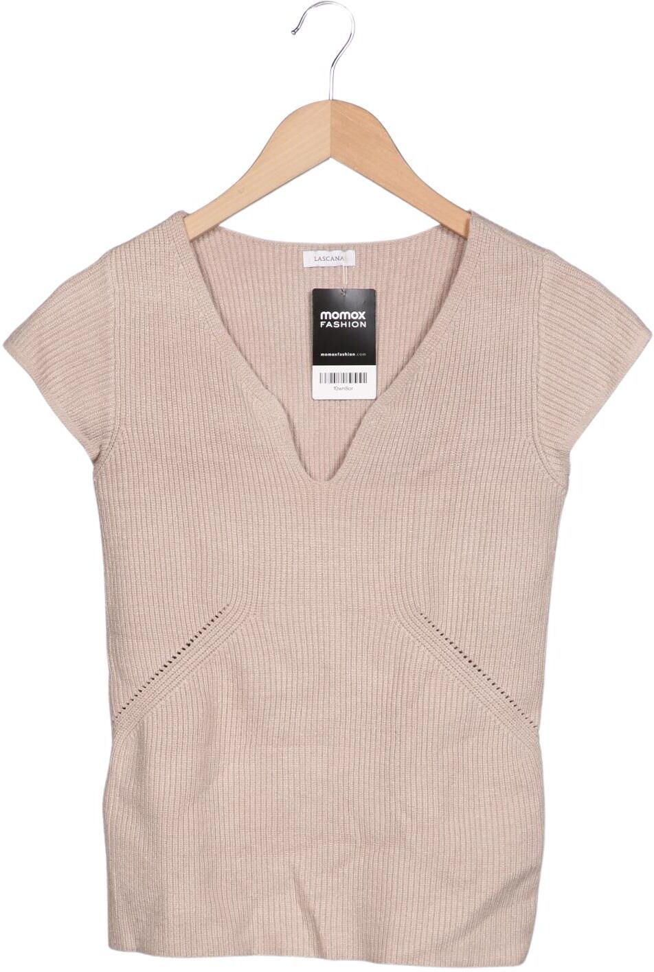 Lascana Damen Pullover, Beige, Gr. EU 36, Synthetik / Viskose - Second Hand