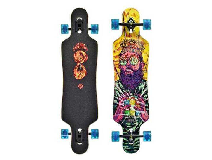 Street Surfing Longboard Drop Through Freeride 39'' Holy Cube