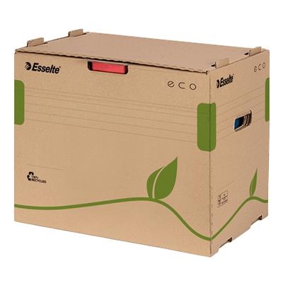 Esselte 623920 Archiv Container ECO, für Ordner, Karton, naturbraun