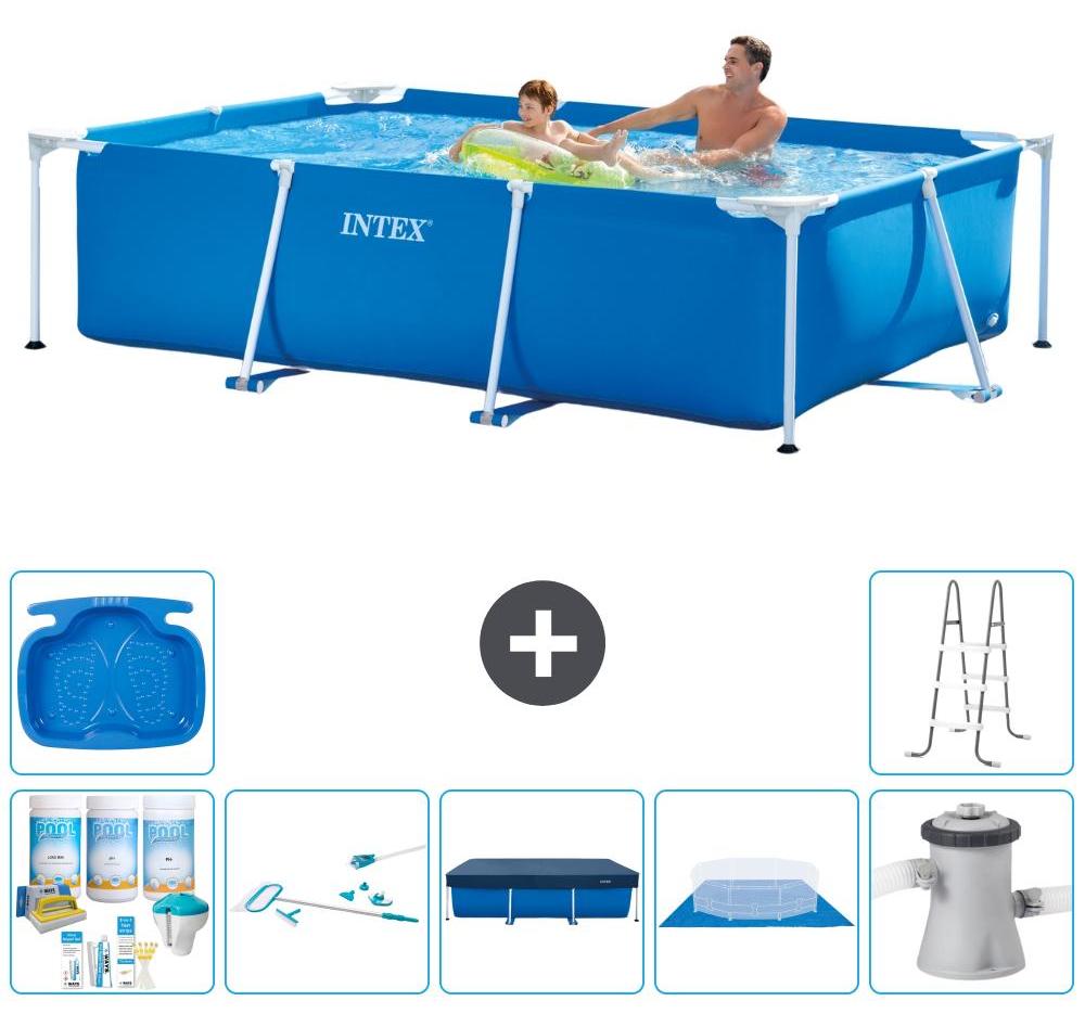 Rechteckiger Frame Pool - 260x160x65 cm - 8-teilig S20030