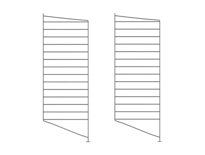 String String Bodenleiter Dunkelgrau, 85x30 cm, 2er Pack