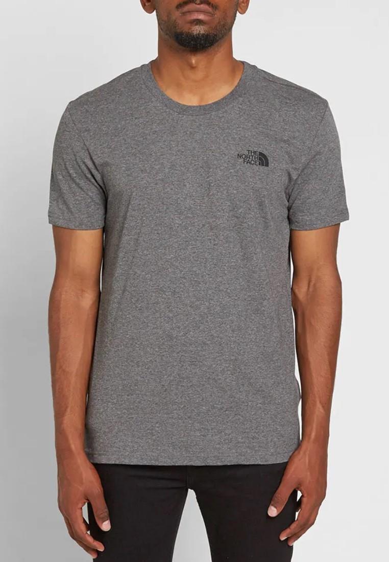 Die Nordwand Mens SS einfache Kuppel T Shirt grau