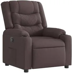 vidaXL, Sessel, Relaxsessel Dunkelbraun Stoff