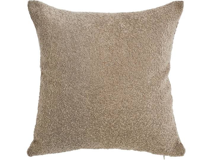 Kissenhülle DONE. Touch , grau (taupe), B:45cm L:45cm, Polyester, Obermaterial: 57% Polyacryl, 43% Polyester, Kissenbezüge, Kissenhülle, Einfarbige Kissenhülle aus weichem Bouclé-Stoff