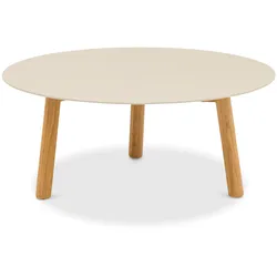 Haven niedriger Outdoor Coffee Tisch Mokka H 34 cm Ø 80 cm