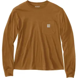 Carhartt Relaxed Fit Lightweight Pocket Damen Langarmshirt S
