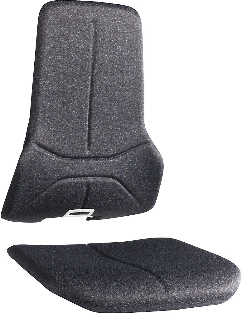 Polster-Set für Arbeitsdrehstühle NEON, Je 1 Sitz- und 1 Rückenelement, Stoff - atmungsaktiv und bequem bimos