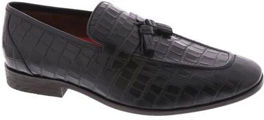 Stacy Adams Franz - Mens 8.5 Black Slip On Medium