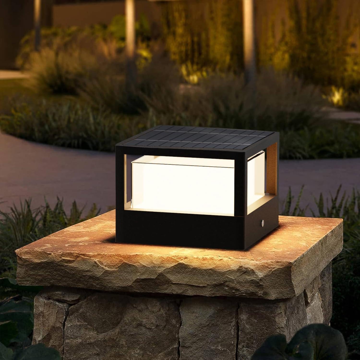Selius Solar Sokkellamp voor buiten met LED en IP65-bescherming