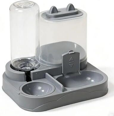 Uplifted Finds Dual Logic All in One Automatic Feeder & Waterer grey