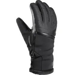 LEKI Damen Handschuhe HS Snowfox 3 D Lady, Größe 6,5 in Grau Grau
