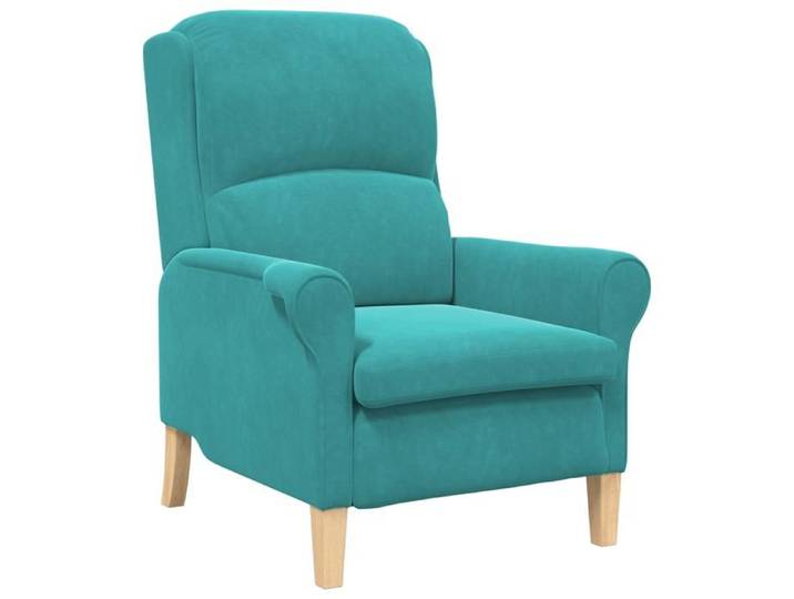 PROMOTION Fauteuil - Turquoise Turquoise Tissu Standard Ergonomique 57116 - BestMeuble