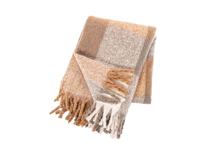 Tiseco 3470CHECK1 Decke Orange