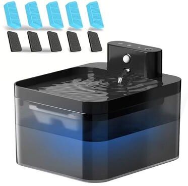 Uplifted Finds Wireless Smart Sensor Cat Water Fountain set A
