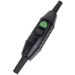 AS Schwabe 45400 Personenschutz-Zwischenstecker PRCD-K 230 V Schwarz IP55