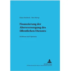 Finanzierung der Altersversorgung des öffentlichen Dienstes, Fachbücher von Bert Rürup, Klaus Heubeck