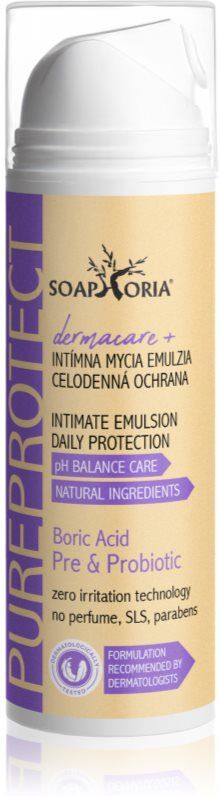 Soaphoria Dermacare+ Pureprotect feminine wash emulsion 150 ml