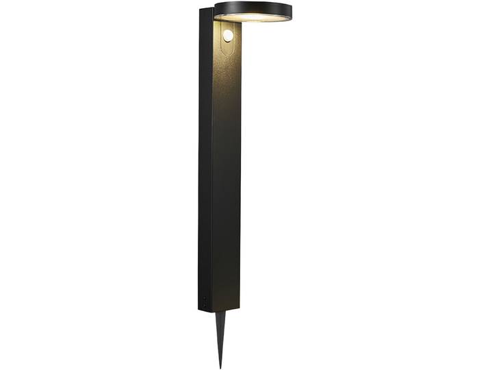 NORDLUX Stehlampe aussen Rica Round schwarz Edelstahl B 15 H 60 cm IP44 - LED - Lichtfarbe: Warmweiss - LED Energiesparlampen