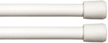 "Kenney Fast Fit No Tools 7/16"" Spring Tension Rod, 2-Pack"