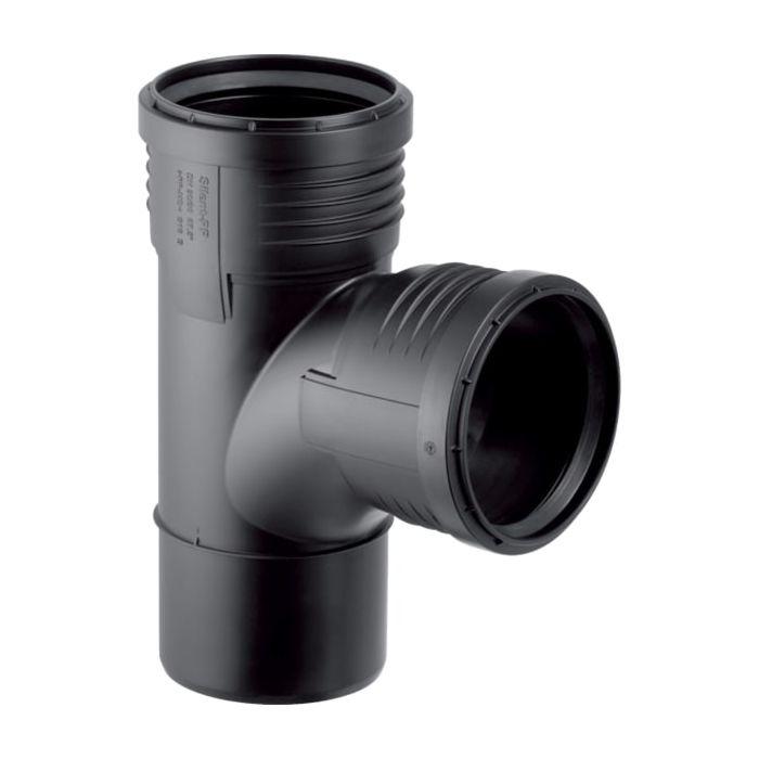 Geberit Silent PP Bogenabzweig 390555141 DN 100/100, 87,5Grad, mit Innenradius