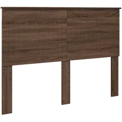 vidaXL Kopfteil mit Kopfteil Braun Eichen-Optik 140 cm Holzwerkstoff