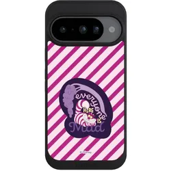 Nivocase Handyhülle für Google Pixel 10 Hülle NIVOpure Case Schwarz Alice im Wunderland Disney Grinsekatze (Google Pixel 10), Smartphone Hülle, Schwarz