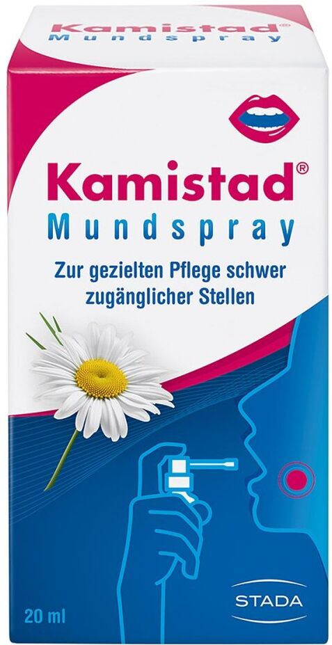 Kamistad Mundspray bei Zahnfleischentzündungen und Aphten 20ml