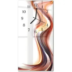 WANDUHR aus Glas 30x60 cm - Abstraktion