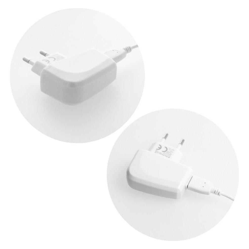 Partner Telecom BLUE STAR LITE Reiseladegerät 1 A, 5 W, USB-A + Kabel USB-A auf Lightning TFK-TC-1095B, weiss (5 W, 1 Port) (41945171)
